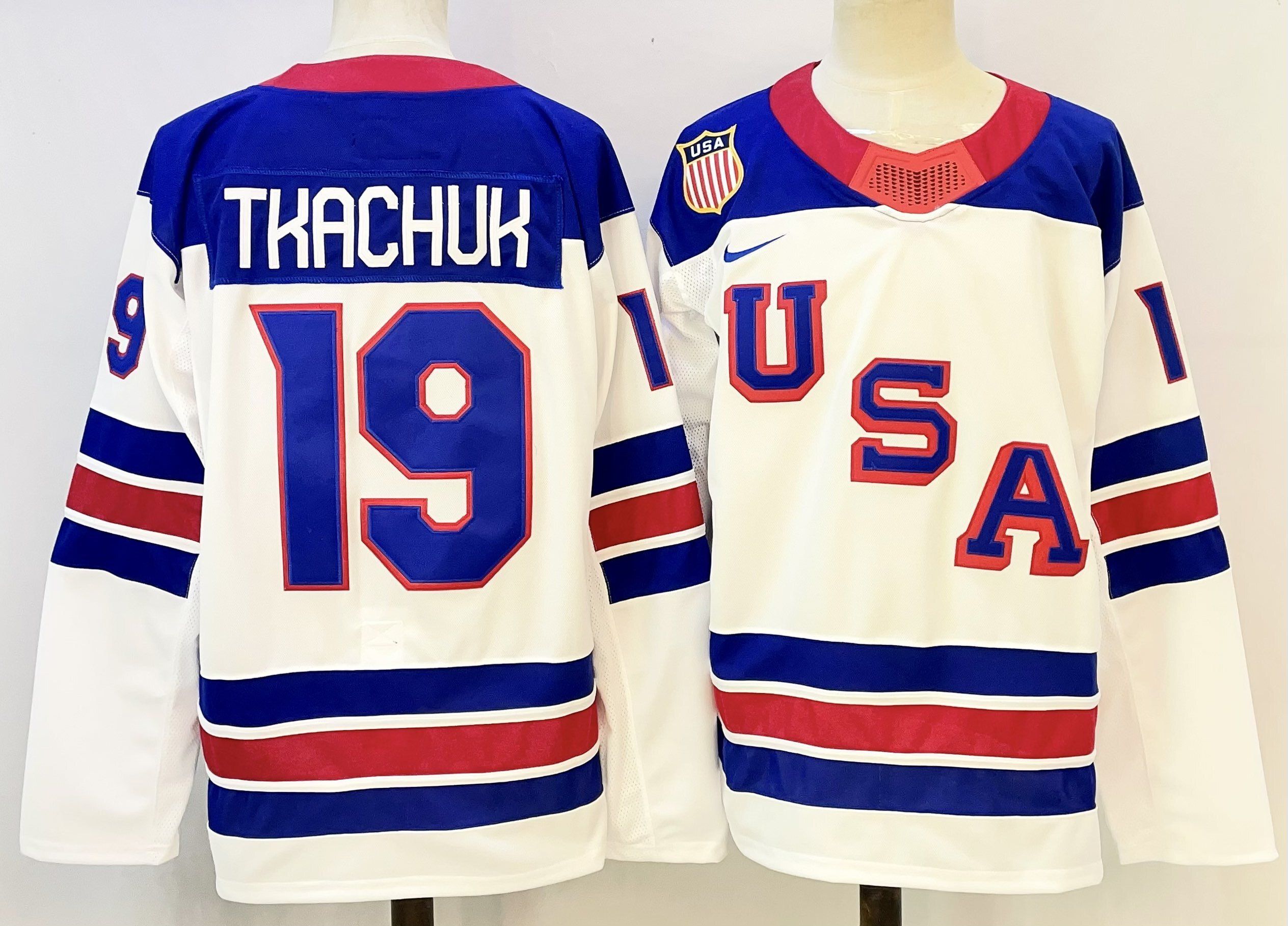 Men USA #19 Tkachuk White adidas 2026 NHL jersey 01->more nhl jerseys->NHL Jersey